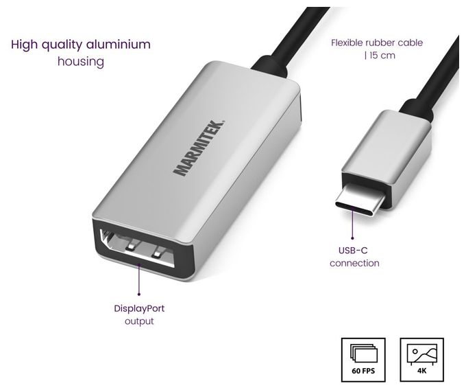 Connect USB C auf DisplayPort - USB-C auf DisplayPort Adapter 