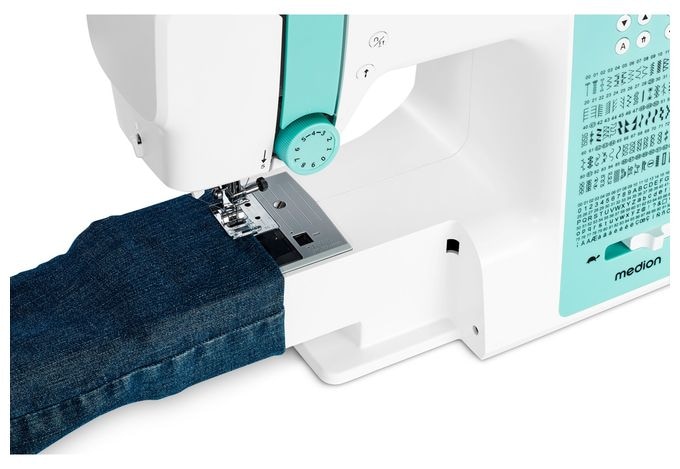LIFE® Digitale Nähmaschine SD36 (MD11881) einstellbare Stichlänge und Stichbreite, 270 Stichmuster, Integriertes Zubehörfach, 36 Watt Motorleistung 