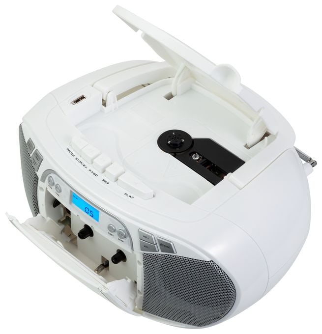 AM, FM Radio Tragbar  Life E66476 (Weiß) 