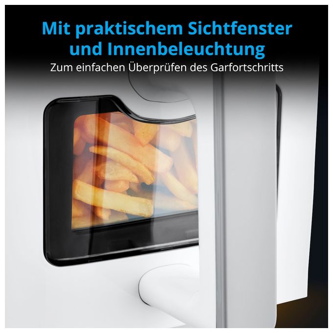 Doppel Heißluftfritteuse 8,7 l 2600 W  Life P20 XXL MD11760 (Weiß) 