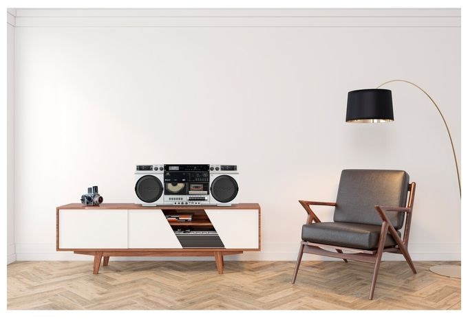 DAB+, FM, PLL 20 W Bluetooth  Life P66538 Retro Boombox (Weiß) 