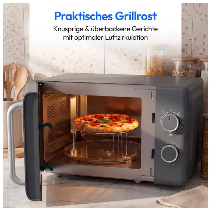 Standgeräte Solo 800 W Größe: klein 5 Stufen Grill  MD100119 (Grau) 