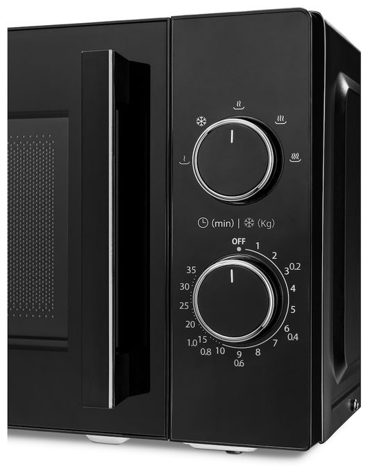 Freistehende Mikrowelle 800 W Größe: klein 5 Stufen  MD12011 (Schwarz) 