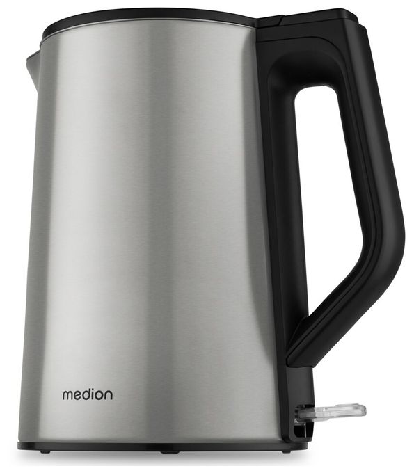 1,5 l Wasserkocher 2200 W  MD12105 (Edelstahl) 