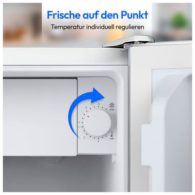 42 l / 37 l Tischkühlschrank EEK: E 80 kWh Jahr  MD370001 (Weiß) 