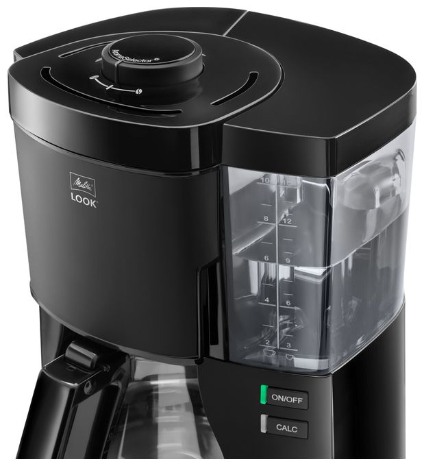 15 Tassen Filterkaffeemaschine 1,2 l  1025-02 Look V Basic (Schwarz) 
