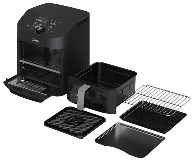Doppel Heißluftfritteuse 11 l 1700 W  MAD1100DADK (Schwarz) 