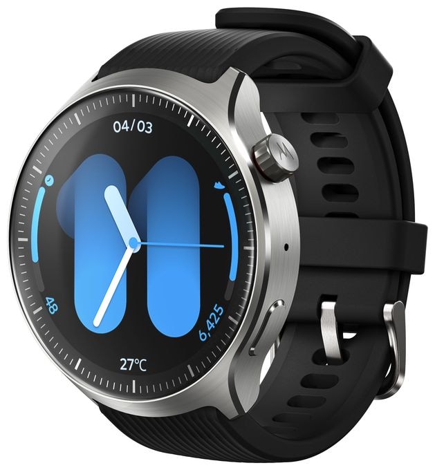 46 mm  Smartwatch Rund IP68 4G  Moto Watch Ultra (Edelstahl) 