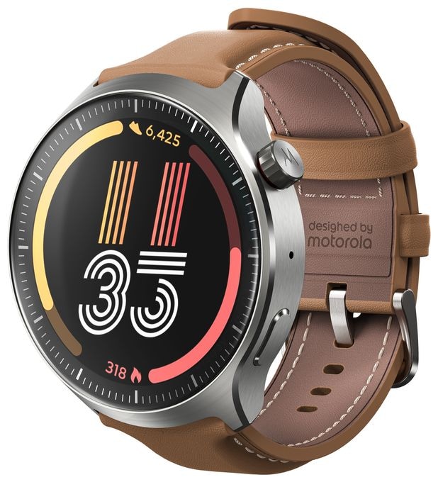 46 mm  Smartwatch Rund IP68 4G  Moto Watch Ultra (Edelstahl) 