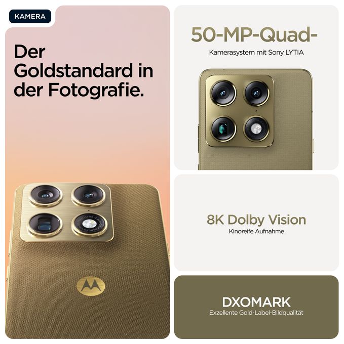 512 GB 5G Smartphone 17,2 cm (6.78") 3,8 GHz Android 50 MP Dreifach Kamera Dual Sim WiFi 7 (PANTONE Martini Olive) Signature 