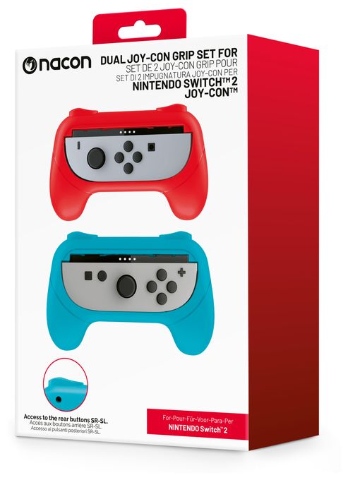 Steuerungsgrip Nintendo Switch 2  Duo Joy-Con Grip Pack (Blau, Rot) 