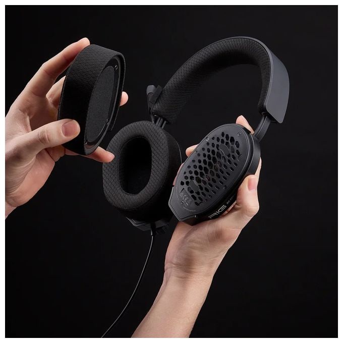 Over Ear Kopfhörer Kabelgebunden  RIG R5 Pro HS (Schwarz) 