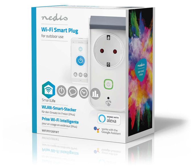 WIFIPO120FWT Smarte Outdoor Steckdose 