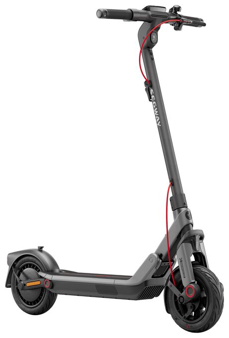400 W E-Scooter 368 Wh bis 60 km Reichweite 17,9 kg  Ninebot E3 Pro D (Schwarz) 