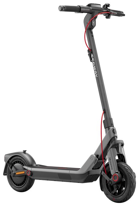 400 W E-Scooter bis 50 km Reichweite 17,5 kg  Ninebot E3 D (Schwarz) 