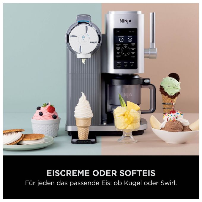 0,48 l Eismaschine 800 W NC701EU Creami Swirl 