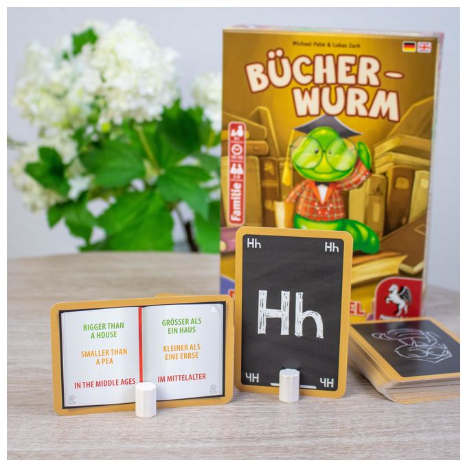 Kartenspiel bis zu 8 Spielern ab 8 Jahr(e) 18322G Bücherwurm - Das Kartenspiel 