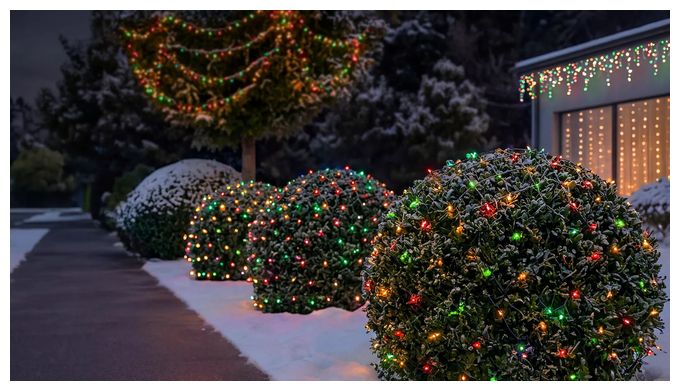 Festavia Netzlichterkette – 1 m x 3,5 m, 250 LEDs 