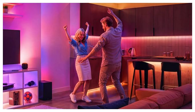 RGBICWW-LED-Streifen, 3 m, Typ C 