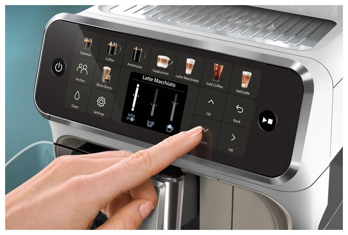 Kaffeevollautomat 15 bar 1,8 l 275 g  Series 5500 EP5543/90 LatteGo (Grau) 