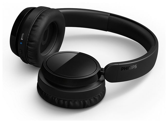 Ohraufliegender Bluetooth Kopfhörer kabellos 65 h Laufzeit  TAH4209WT/00 (Schwarz) 