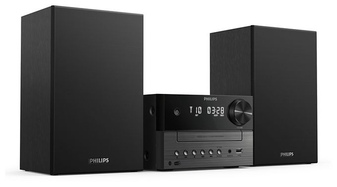 2 Kanäle Heim-Audio-Mikrosystem DAB, DAB+ 20 W Bluetooth  TAM3505M2/12 (Schwarz) 