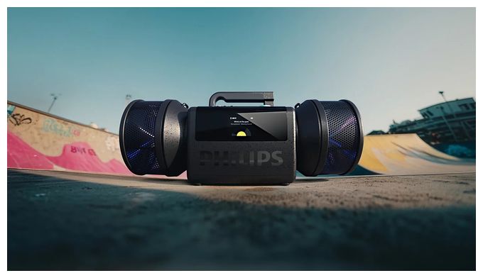 140 W Bluetooth Lautsprecher IP67 Laufzeit bis 24 h  TAMS80 The Tube (Schwarz) 