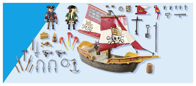 Kleines Piratenschiff 