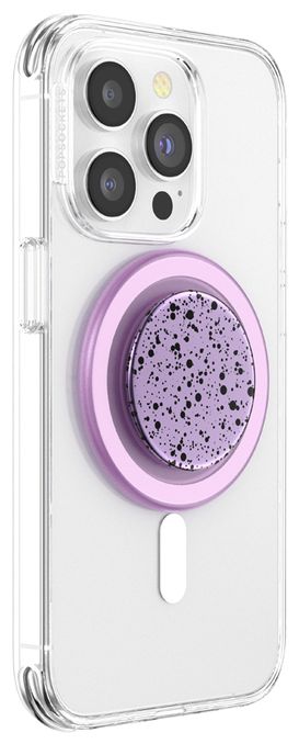 Fingerring  PopGrip Aluminum Sugar Plum Speckle (Mehrfarbig, Violett) 