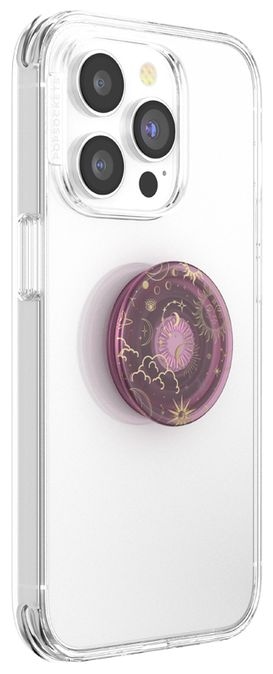 Fingerring für Universal (Malve, Durchscheinend) PopGrip PlantCore Celestial Mauve 