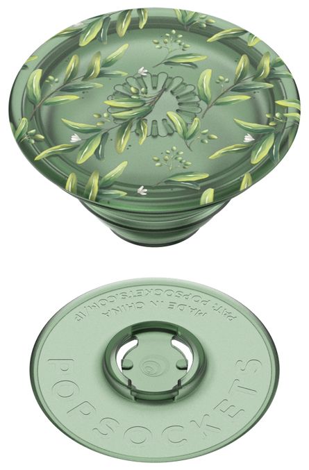 Fingerring für Universal  PopGrip PlantCore Olive (Olive) 