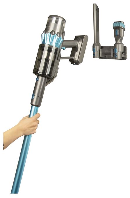 Handstaubsauger Beutellos bis 45 min Laufzeit 25,9 V HEPA  PC-BS3138A (Grau, Türkis) 