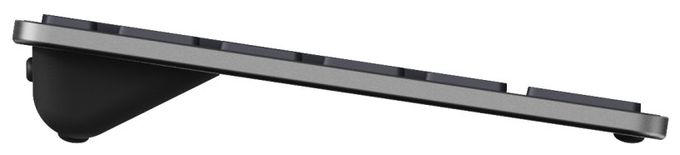 Büro Tastatur RF Wireless + Bluetooth 2.4 GHz  E2810M (Dunkles Grau) 