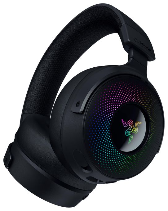 Ohraufliegender Bluetooth Kopfhörer kabelgebunden&kabellos 50 h Laufzeit USB Typ-A  Kraken V4 Pro (Schwarz) 