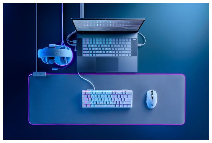 18000 DPI Gaming Maus Optisch  Orochi V2 (Weiß) 