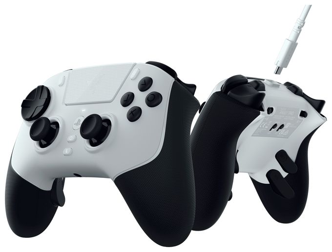 Analog Gamepad für PC, PlayStation PS5  Raiju V3 Pro (Schwarz, Weiß) 