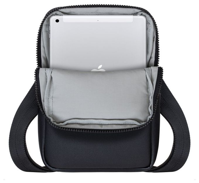 Messengerhülle aus Kunststoff für Jede Marke bis 20,3 cm (8") Staubresistent, Kratzresistent (Schwarz) 8810 Crossbody Tasche 
