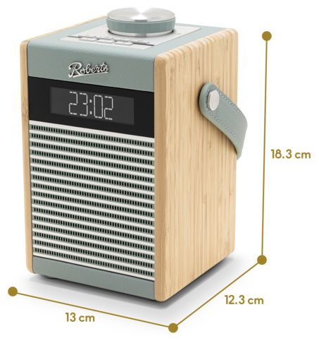 Bluetooth DAB, DAB+, FM Radio Tragbar  Rambler Midi (Grün) 