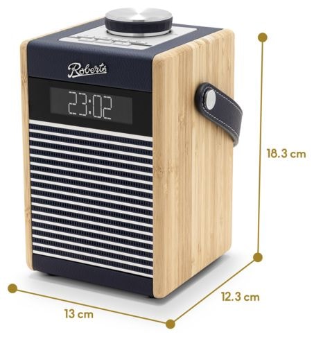 Bluetooth DAB, DAB+, FM Radio Tragbar  Rambler Midi (Blau, Navy) 