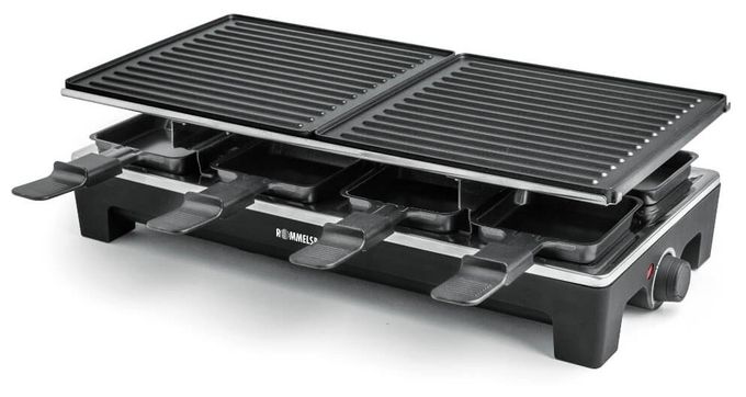 Raclettegrill für 8 Personen 1350 W  RCS1350 (Schwarz/Edelstahl) 