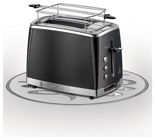Toaster 1550 W 2 Scheibe(n) 6 Stufen  26150-56 Matte Black (Schwarz) 