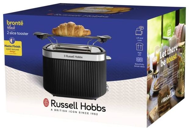 Toaster 980 W 2 Scheibe(n) 6 Stufen  26760-56	Bronte (Schwarz) 