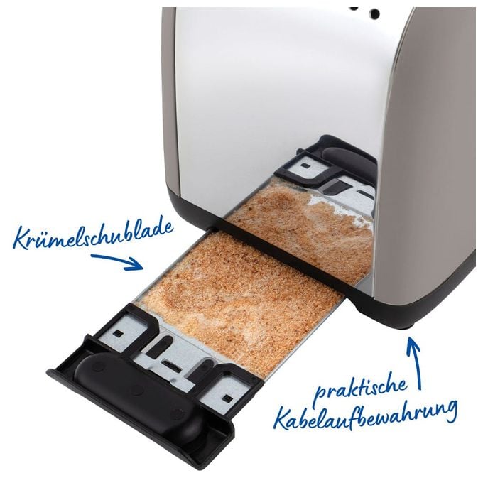 Toaster 1670 W 2 Scheibe(n) 6 Stufen  26931-56 Colours Plus (Schwarz, Mokka) 