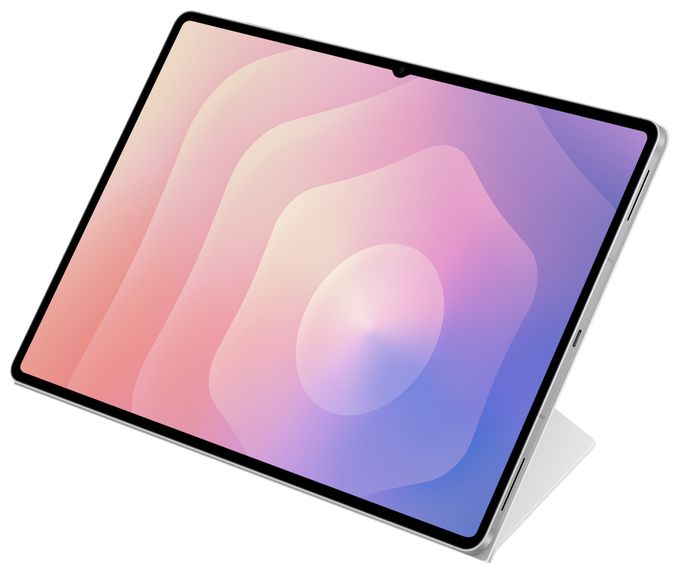 Cover für Samsung Galaxy Tab S11 Ultra bis 27,9 cm (11") Staubresistent mit Magnetverschluss (Weiß) Book 