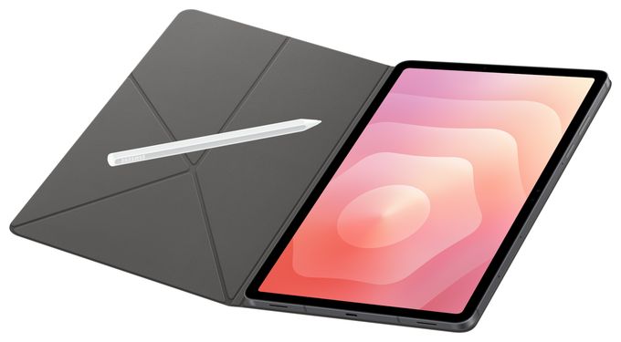 Cover für Samsung Galaxy Tab S11 bis 27,9 cm (11") Staubresistent mit Magnetverschluss (Schwarz) Book 