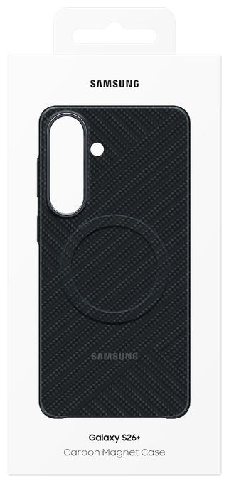 Cover für Samsung Galaxy S26+  Carbon Magnet Case (Schwarz) 