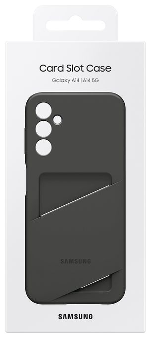 Cover für Samsung Galaxy A14, Galaxy A14 5G  Card Slot (Schwarz) 