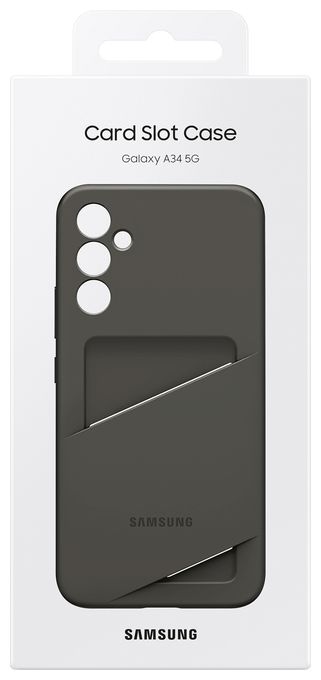 Cover für Samsung Galaxy A34  Card Slot (Schwarz) 