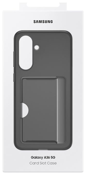 Cover für Samsung Galaxy A36 5G  Card Slot Case (Schwarz) 