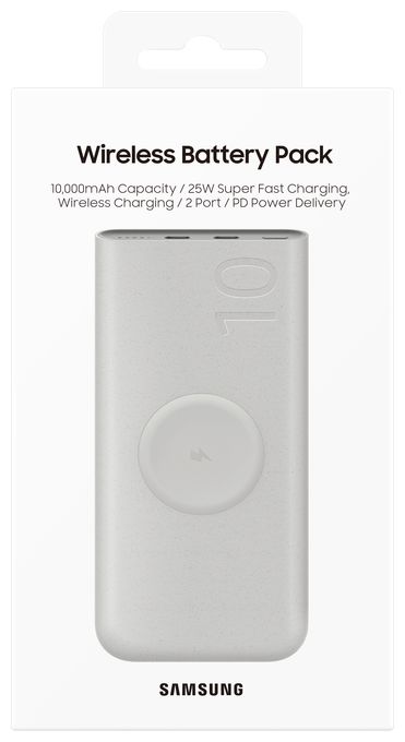 10000 mAh Powerbank USB Typ-C Kabelloses Laden  EB-U2510XUEGEU (Beige) 
